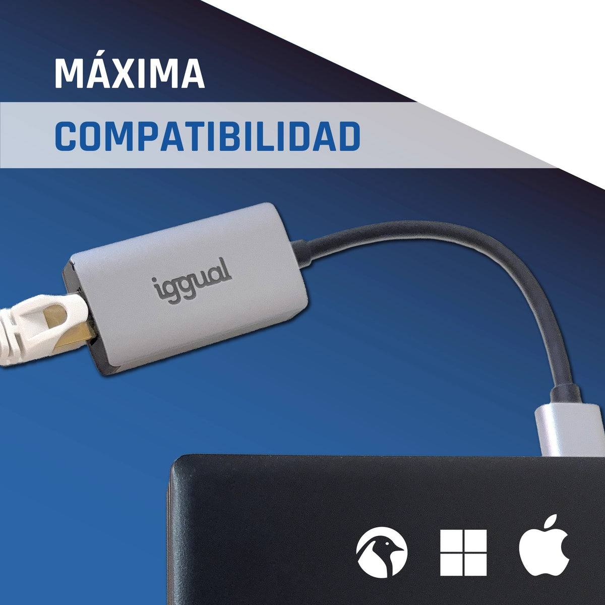 EAN 8435364318447 - iggual IGG318447 adaptador y tarjeta de red Ethernet 1000 Mbit/s imagen 8