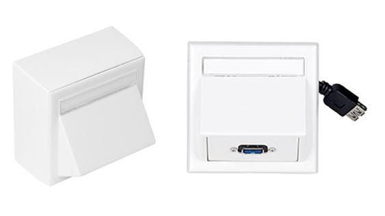 Vivolink Wi221185 Toma De Corriente Usb Blanco