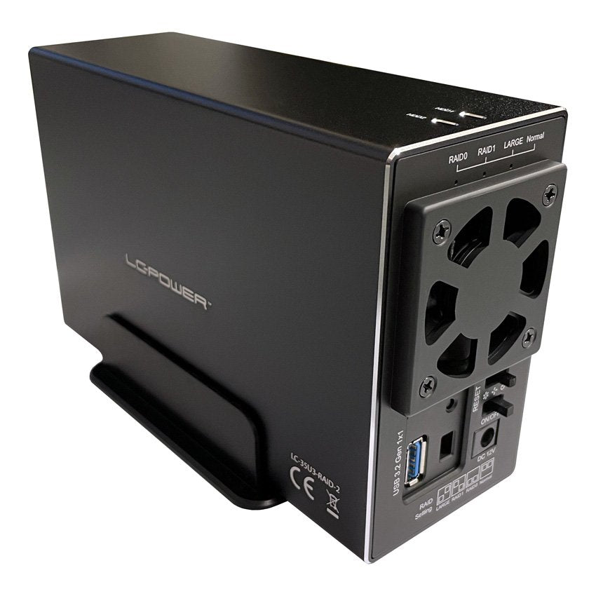 EAN 4260070129759 - LC-Power LC-35U3-RAID-2 caja para disco duro externo Caja de disco duro (HDD) Negro 3.5" imagen 4