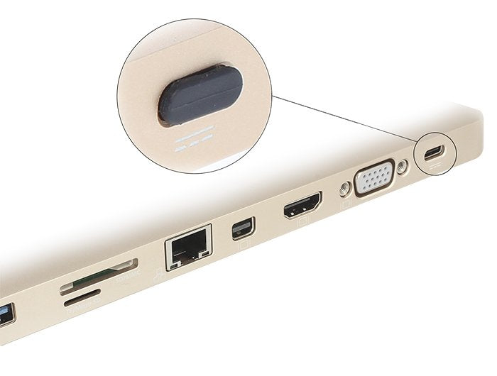 EAN 4043619640140 - DeLOCK 64014 tapa de seguridad para enchufe USB Tipo C Negro 10 pieza(s) imagen 2