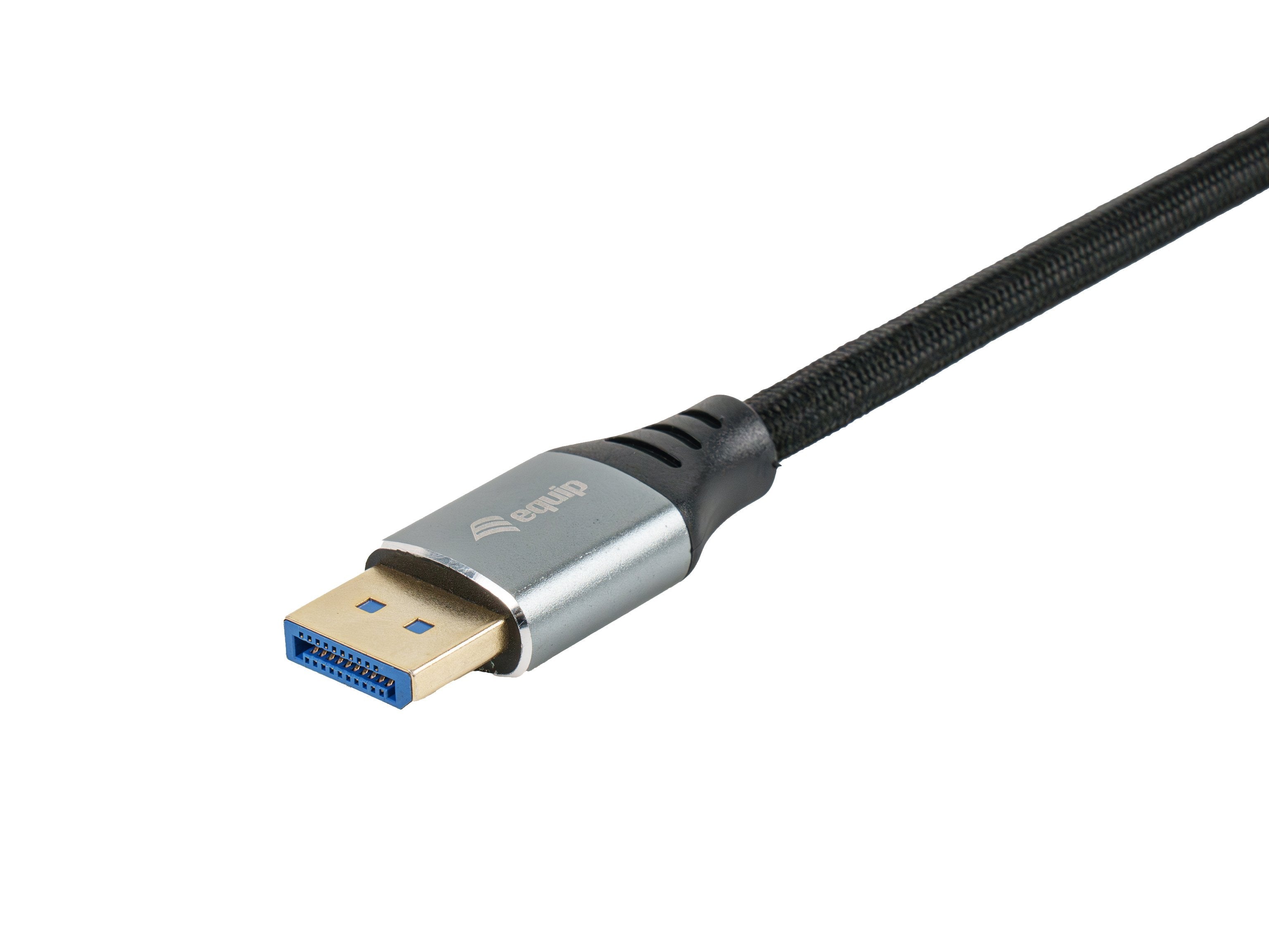 Equip Displayport 2.1 M M 1.00m16k 60hz Komp.Hdcp Alum. Gr