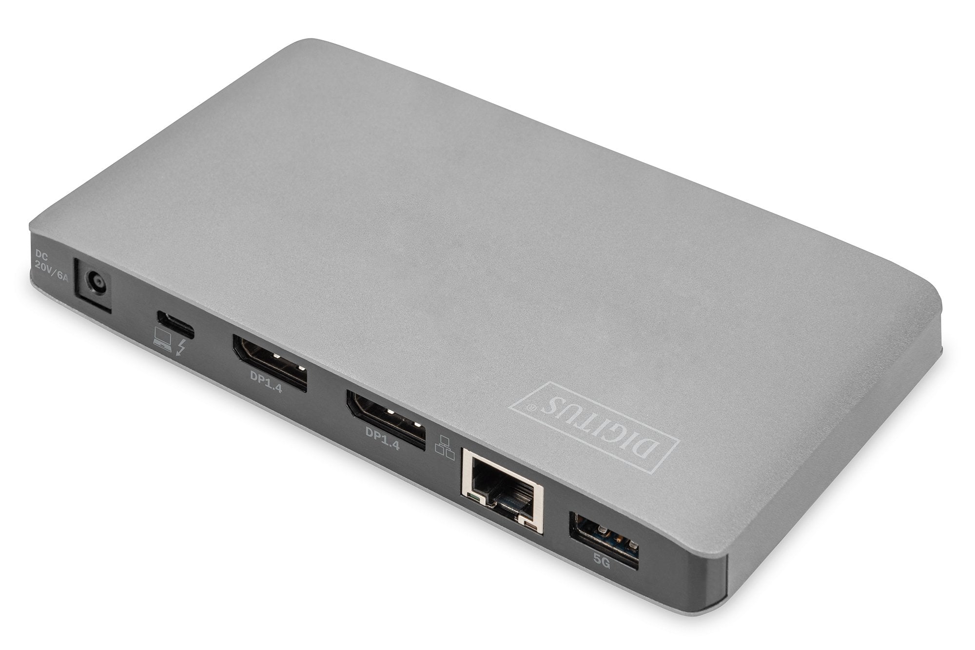 Digitus Thunderbolt 3 Dockingstation 7-Port/Video/Usb3.0/Usb-C/Rj45/Audio