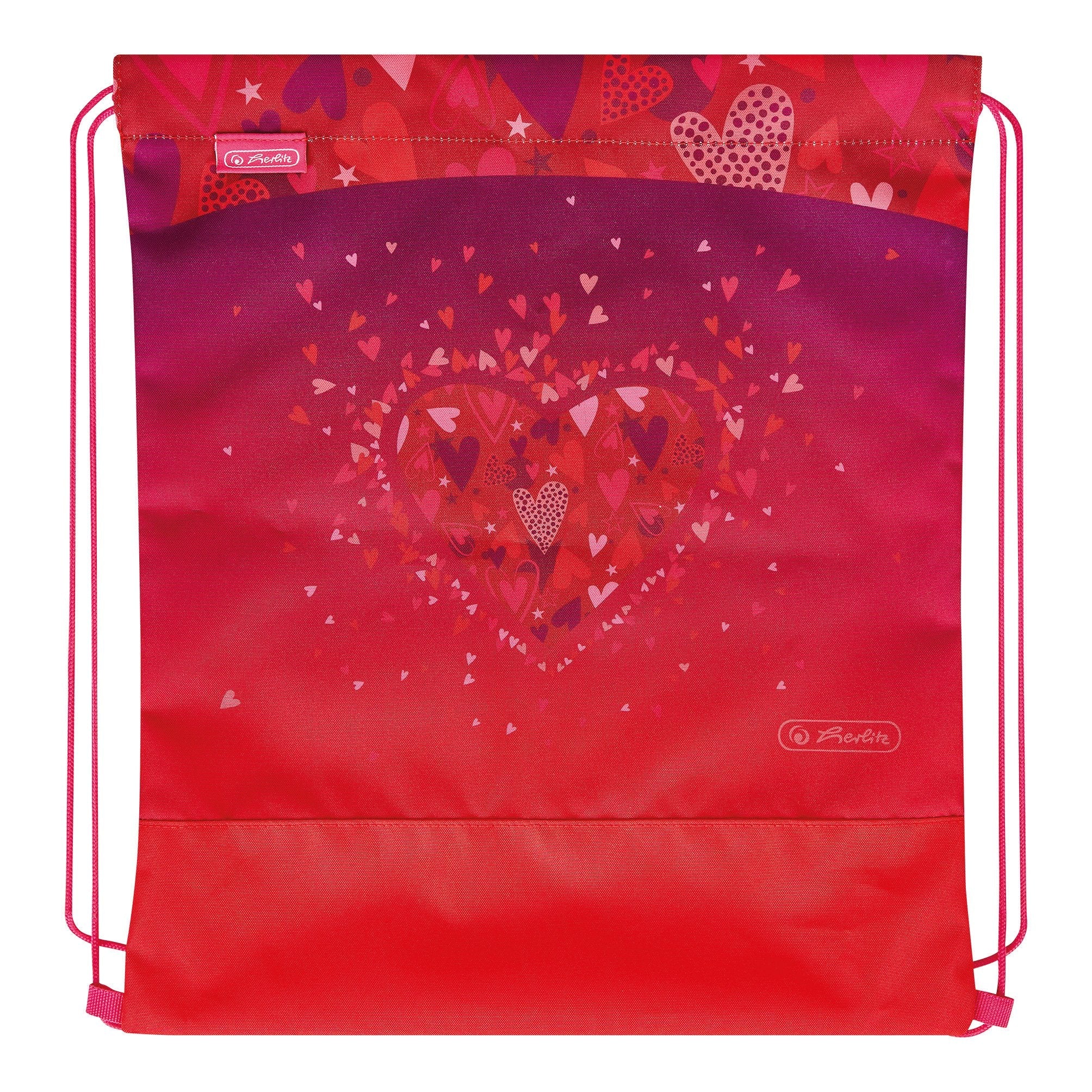 EAN 4008110284392 - Herlitz UltraLight Plus Sweet Hearts juego de mochila escolar Chica Poliéster Rojo imagen 13