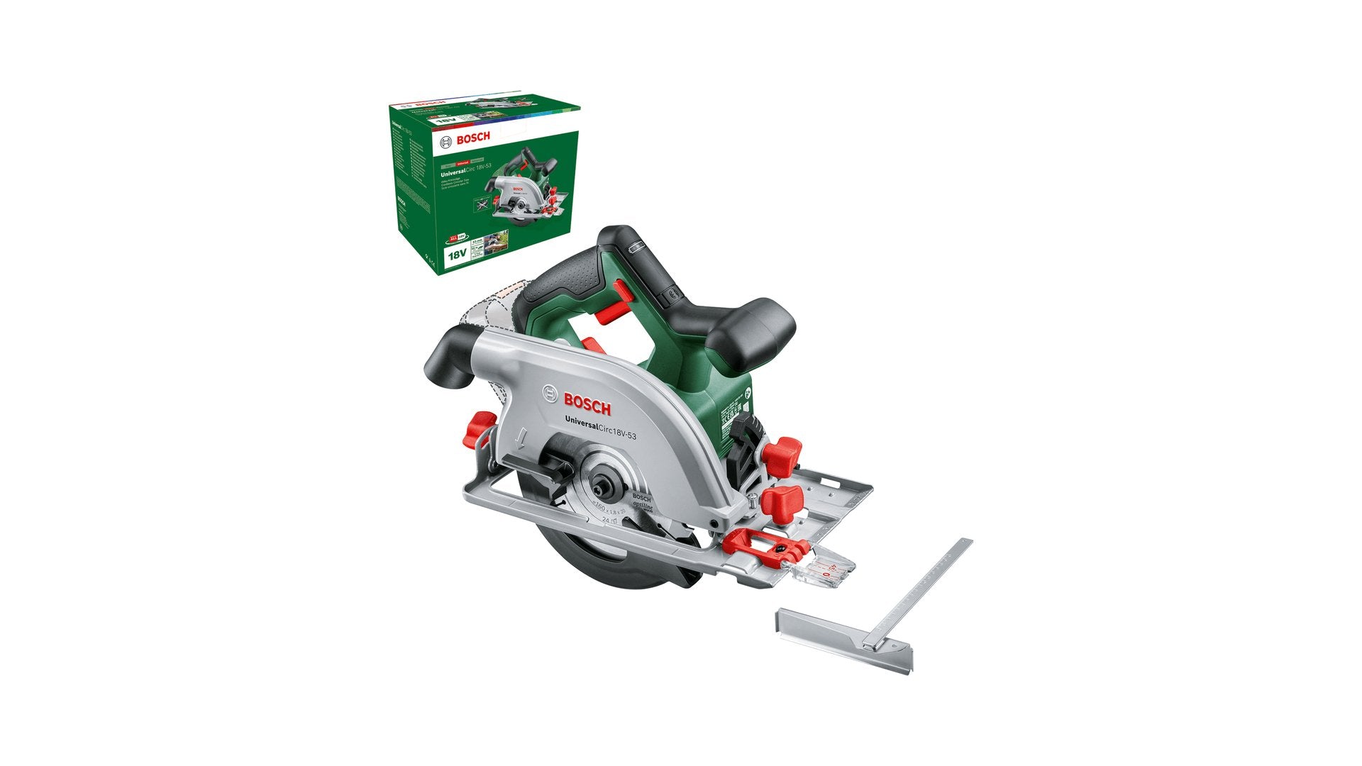 EAN 4053423234572 - Bosch Circ 18V-53 16 cm Negro, Verde 4300 RPM imagen 3