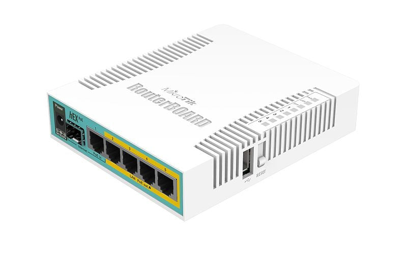 EAN 2000000818481 - Mikrotik hEX PoE router Blanco imagen 1