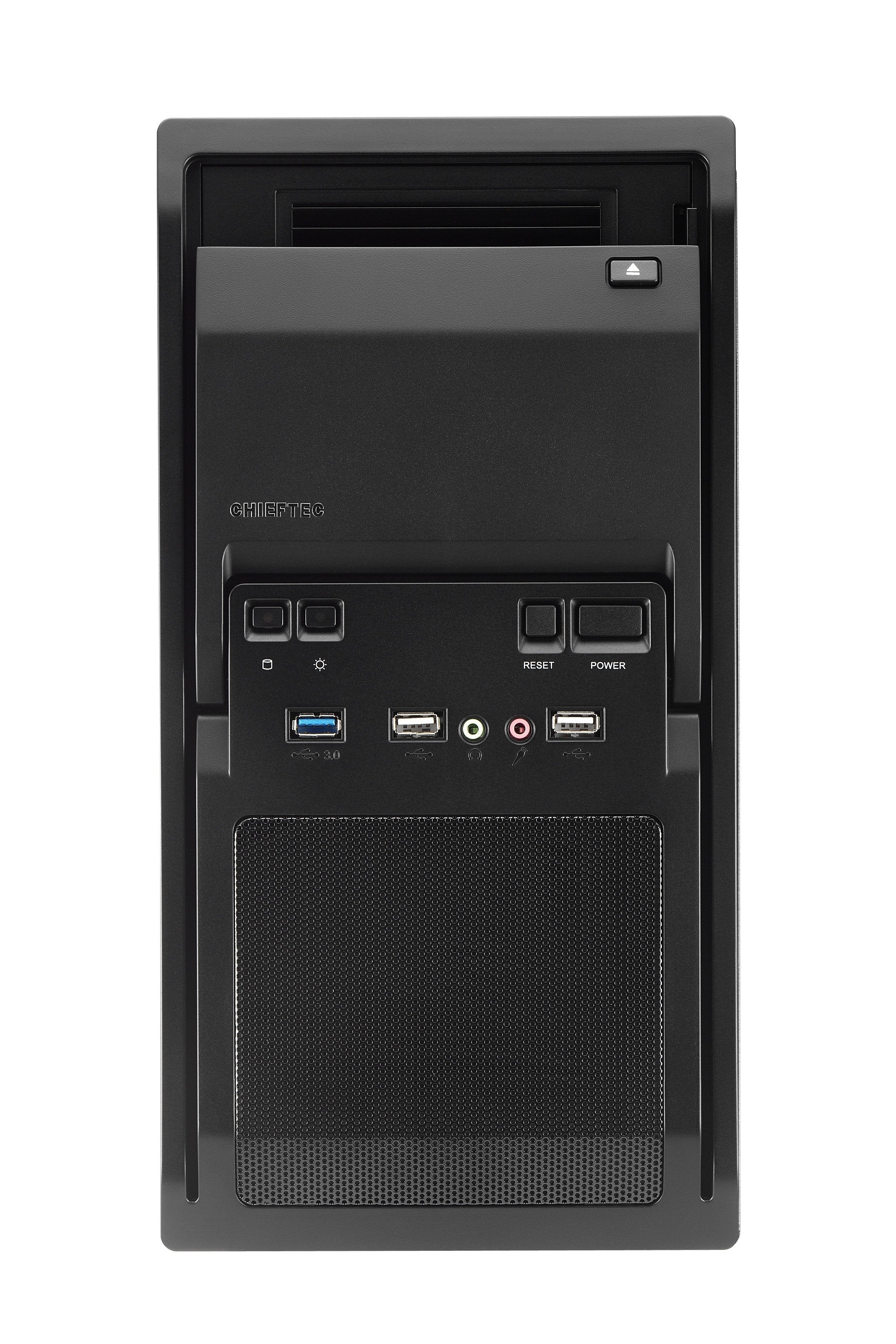 EAN 4710713234635 - Chieftec LT-01B-350GPB carcasa de ordenador Mini Tower Negro 250 W imagen 3