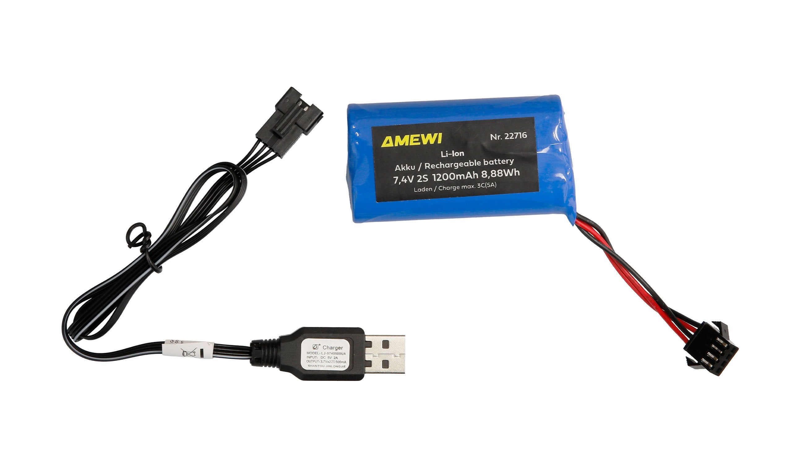 EAN 4262500342516 - Amewi 22716 modelo controlado por radio Grúa montada en camión Motor eléctrico 1:18 imagen 9