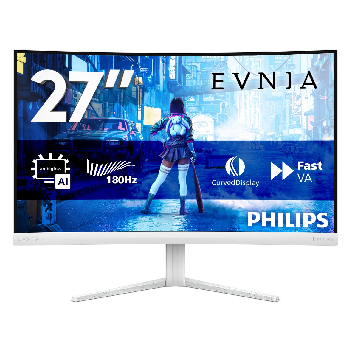 EAN 8721038002256 - Philips Evnia 5000 27M2C5201L/00 pantalla para PC 68,6 cm (27") 1920 x 1080 Pixeles Full HD LCD Blanco imagen 1