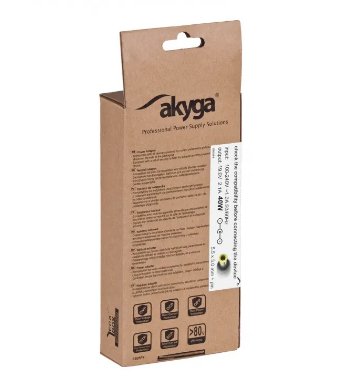 EAN 5901720133861 - Akyga AK-ND-48 adaptador e inversor de corriente Interior 40 W Negro imagen 3