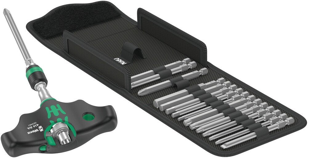EAN 4013288222879 - Wera 05023471001 llave de carraca 17 pieza(s) Negro, Verde imagen 1