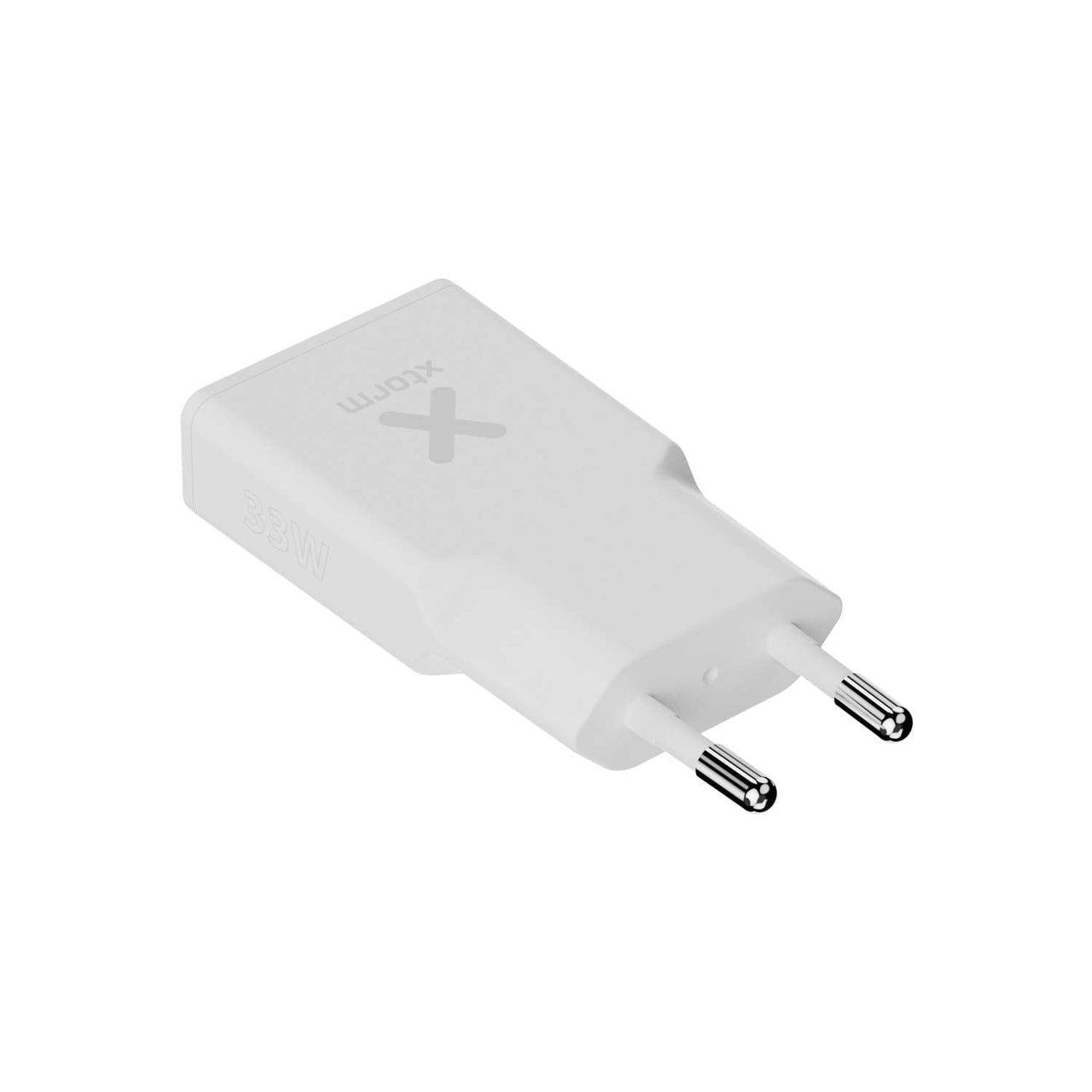 Cargador Usb De Viaje/Pared 33w Go2 Slimline Type-C/Usb Blanco Xtorm Salida Usb-C Pd/ 33 W Salida Usb-A Quick Charge 3.0 / 18 W.