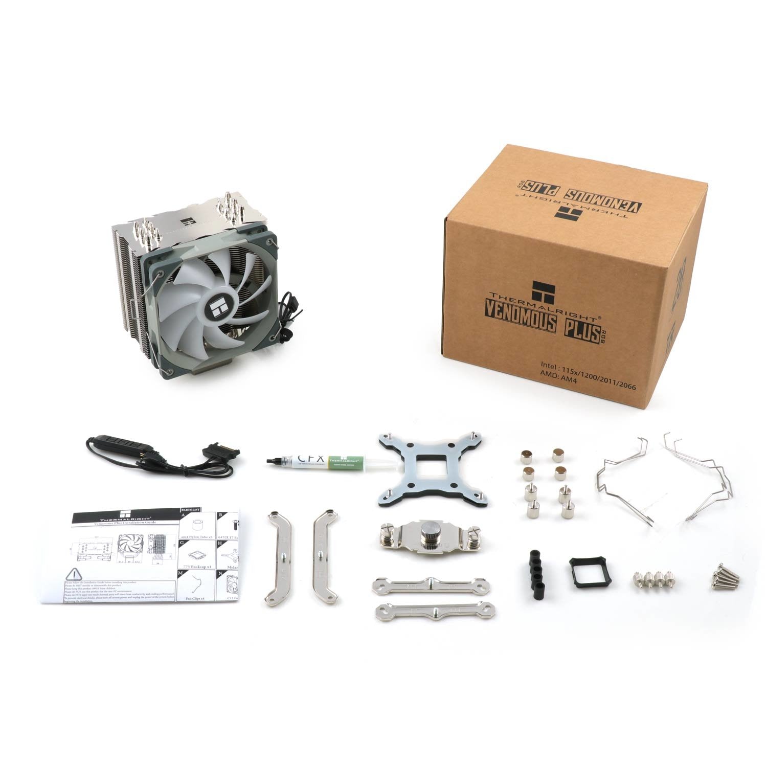 EAN 0814256002509 - Thermalright Venomous Plus Procesador Refrigerador de aire Cromo, Gris, Acero 1 pieza(s) imagen 9