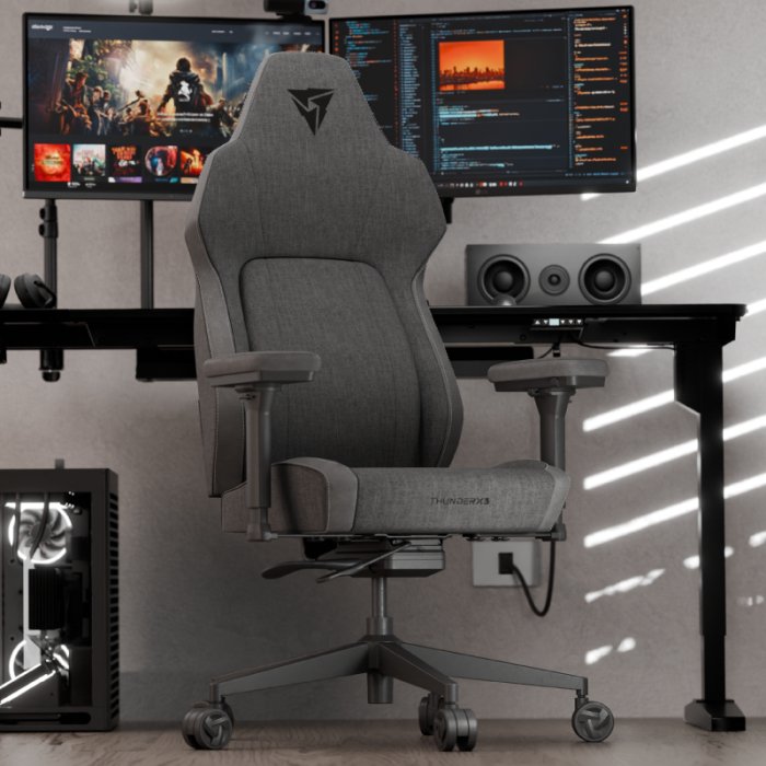 Thunderx3 Core Smart Ergonomischer Gaming Silla - Loft Gris Oscuro