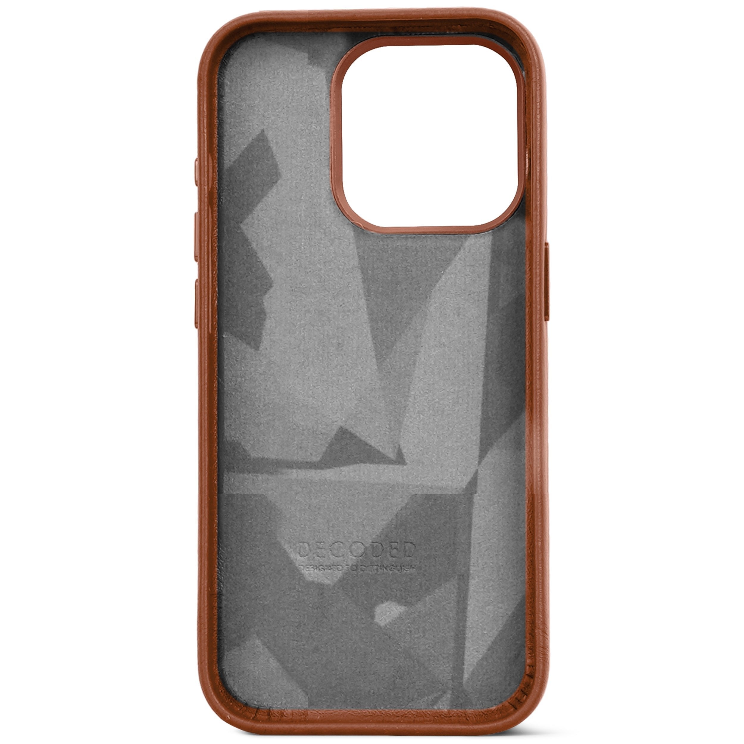 Decoded Leather Backcover For Iphone 15 Pro Tan