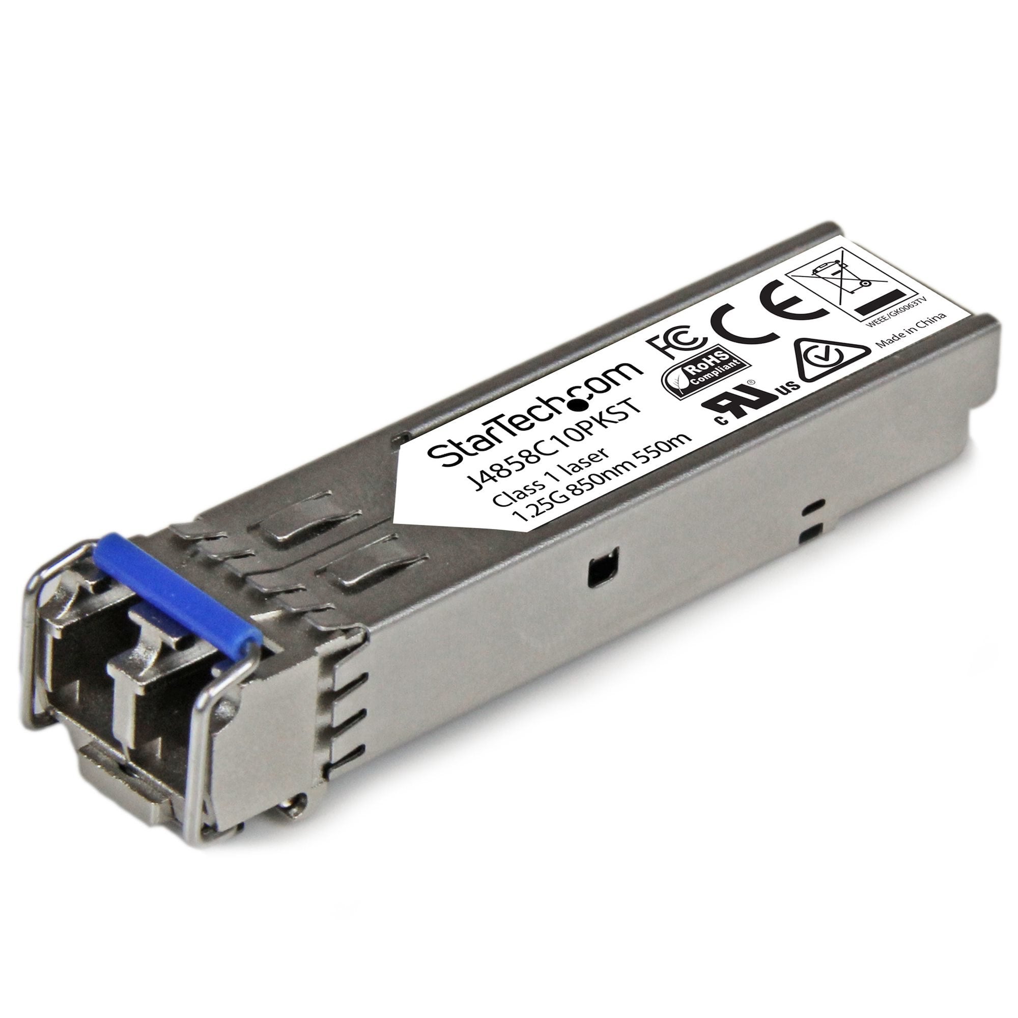 EAN 0065030865265 - StarTech.com J4858C10PKST red modulo transceptor Fibra óptica 1250 Mbit/s imagen 1