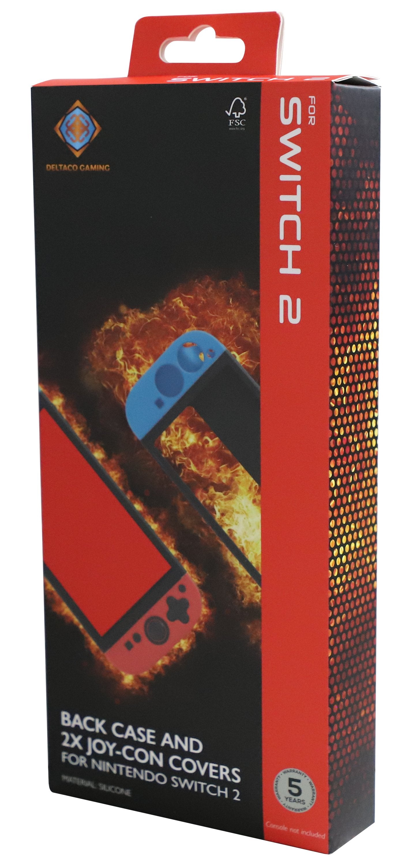 Deltaco SilikonhLle + Joy-Con-Schutz F. Nintendo Switch 2