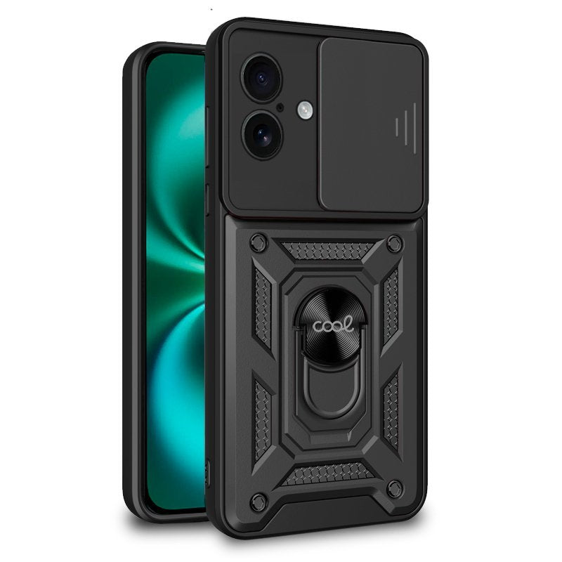 Funda Cool Iphone 16 Plus Hard Ring Negro