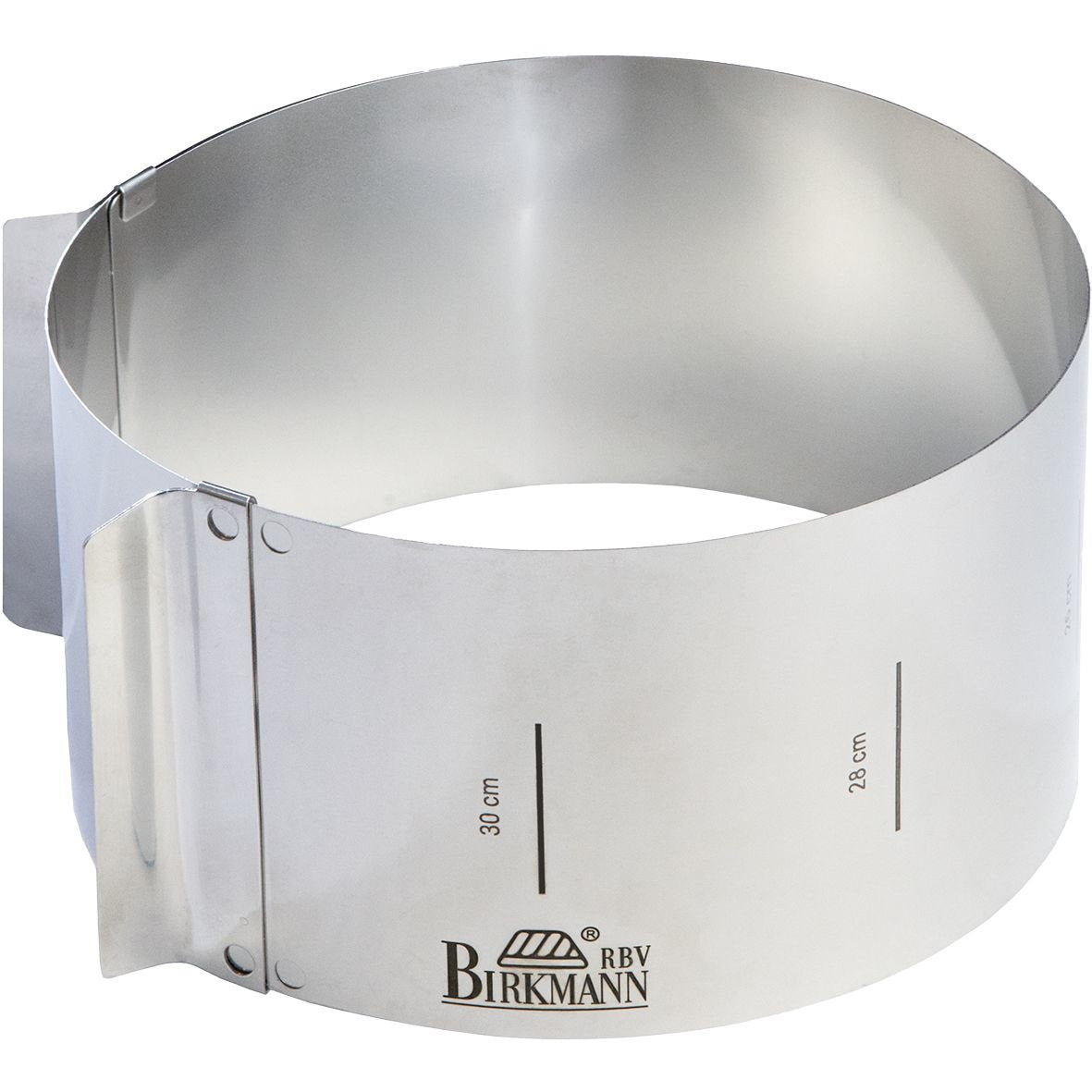 Birkmann Easy Baking, Tortenring, Höhe 10 Cm, Verstellbar Von Ø 18 Cm Bis 30 Cm