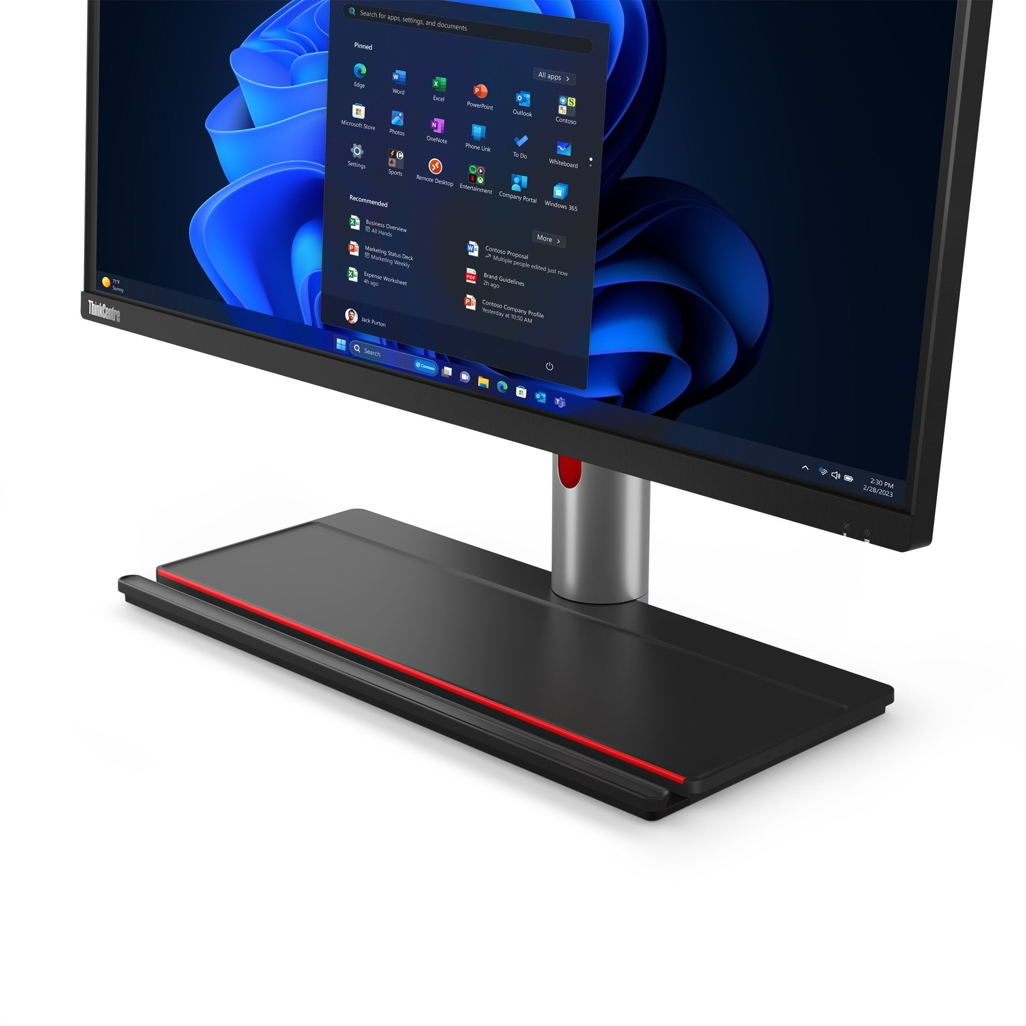 EAN 197532554672 - Lenovo ThinkCentre M90a Pro Gen 4 Intel® Core™ i5 i5-13500 68,6 cm (27") 2560 x 1440 Pixeles PC todo en un imagen 12
