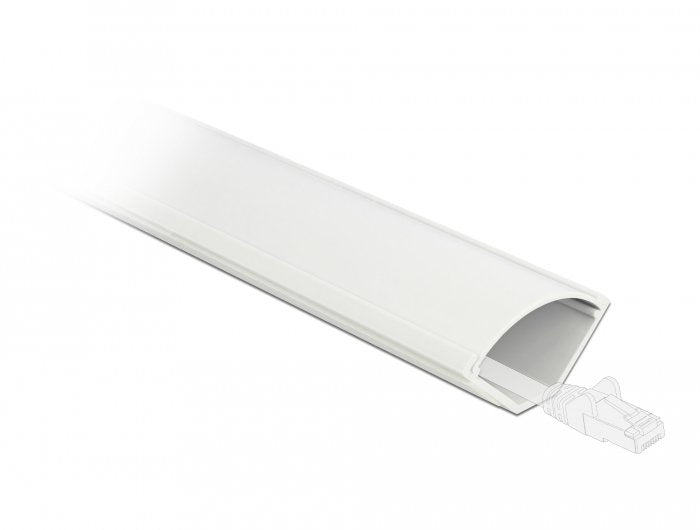 Delock Canaleta De Esquina Autoadhesivo 43 X 23 Mm - Longitud 1 M Blanco
