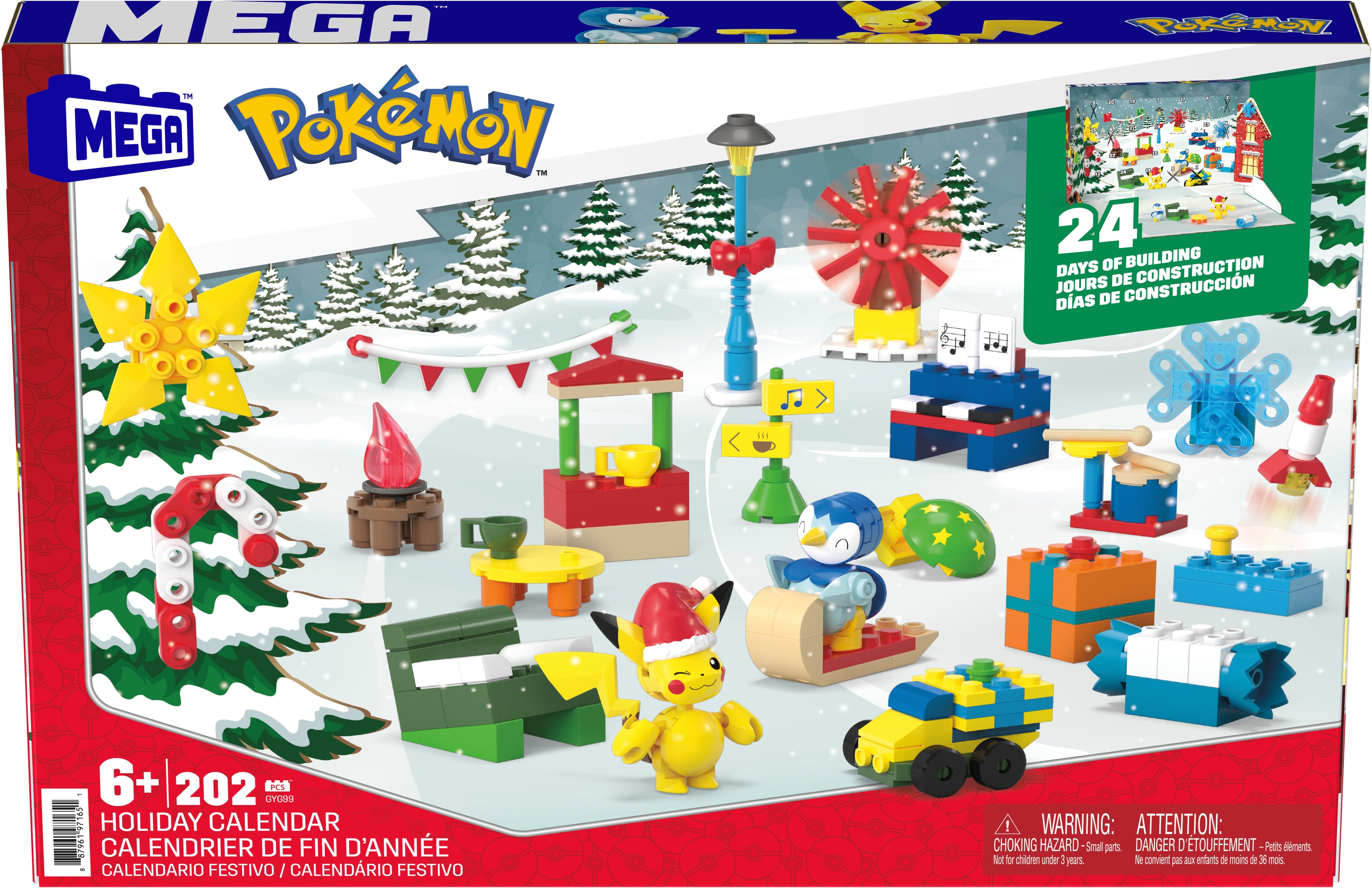 Mega Construx Pokémon Calendario De Adviento Gyg99