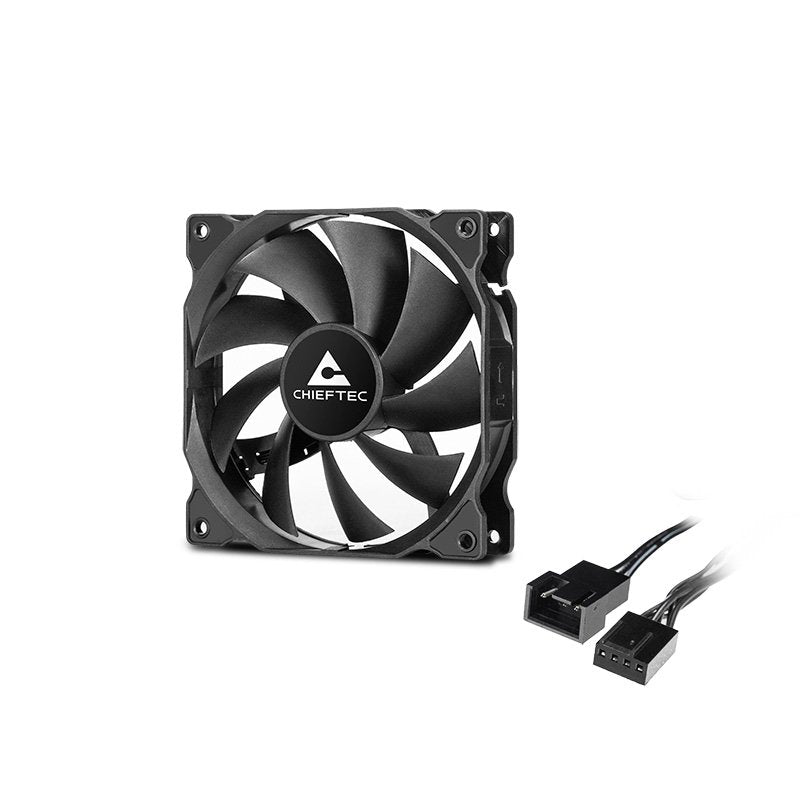 EAN 0753263078650 - Chieftec ZF-1225PWM sistema de refrigeración para ordenador Carcasa del ordenador Ventilador 12 cm Negro imagen 2