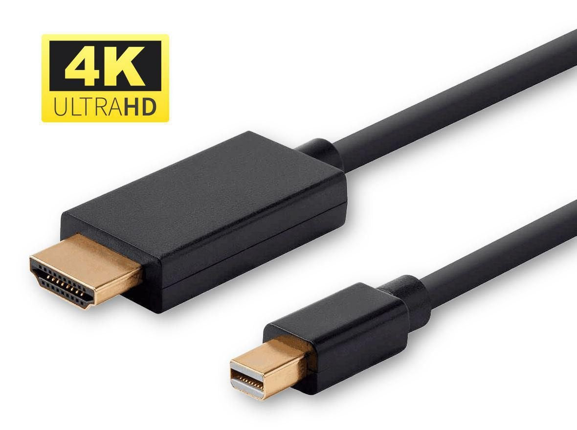 Microconnect Mdphdmi1b-4k Adaptador De Cable De Vídeo 1 M Mini Displayport Hdmi Tipo A (Estándar) Negro