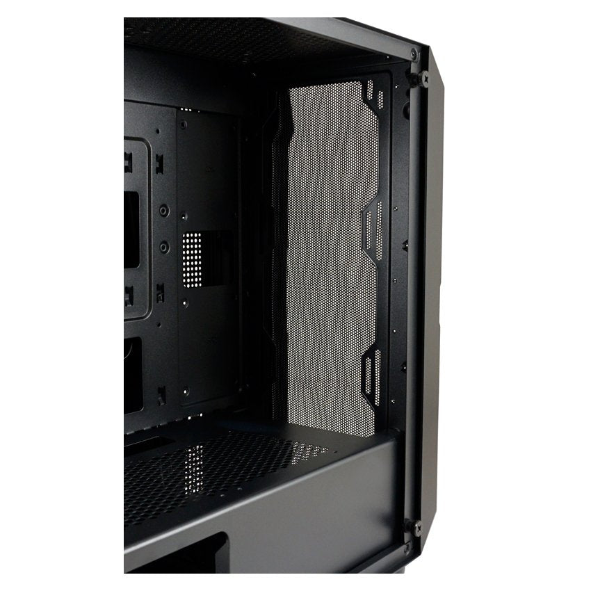 Caja Pc Lc-Power Gaming 712mb M-Atx Polynom X Black, 2*Usb2.0, 1*Usb3.0, Meshfrontpanel
