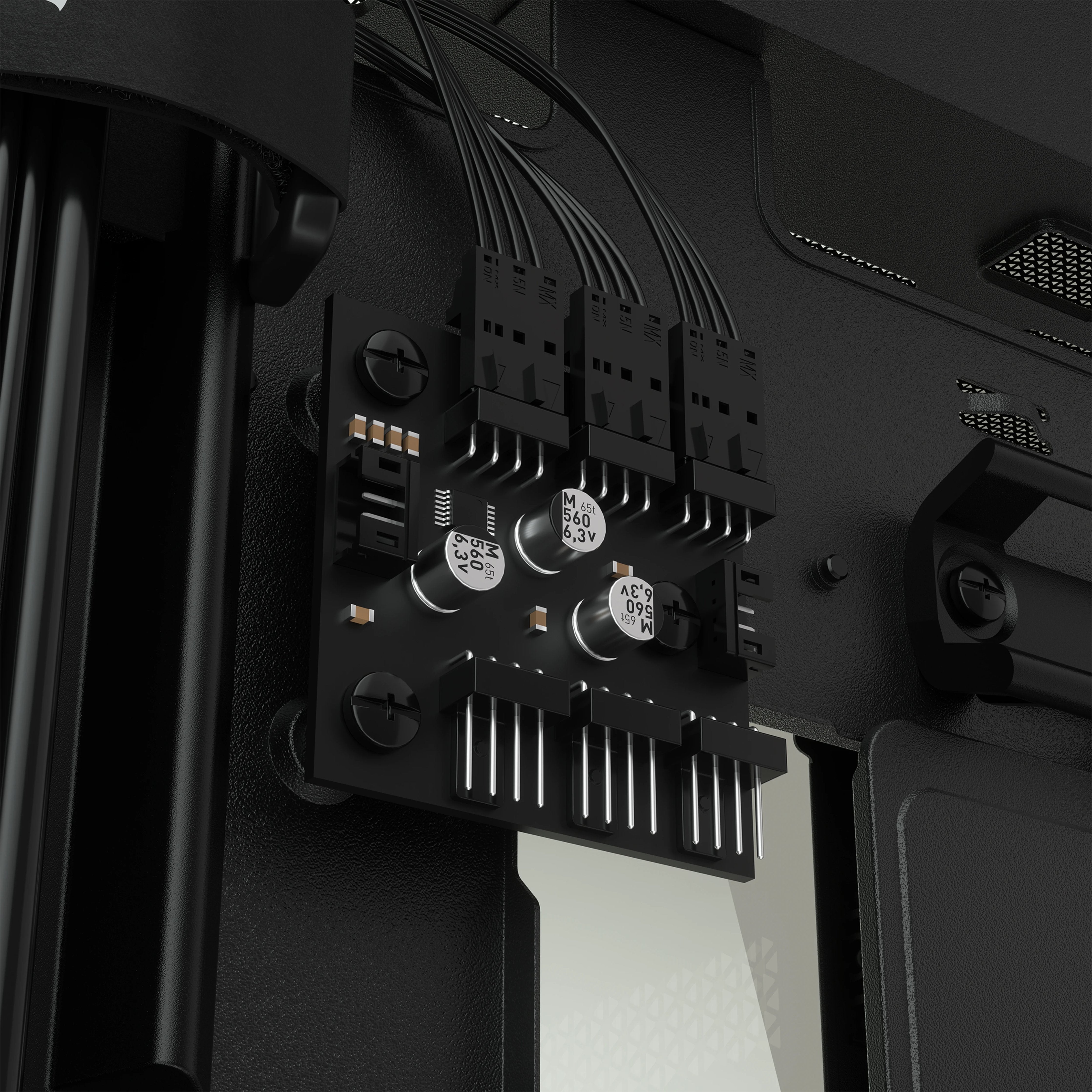 Caja Pc Corsair Icue 5000x Cristal Templado Negra