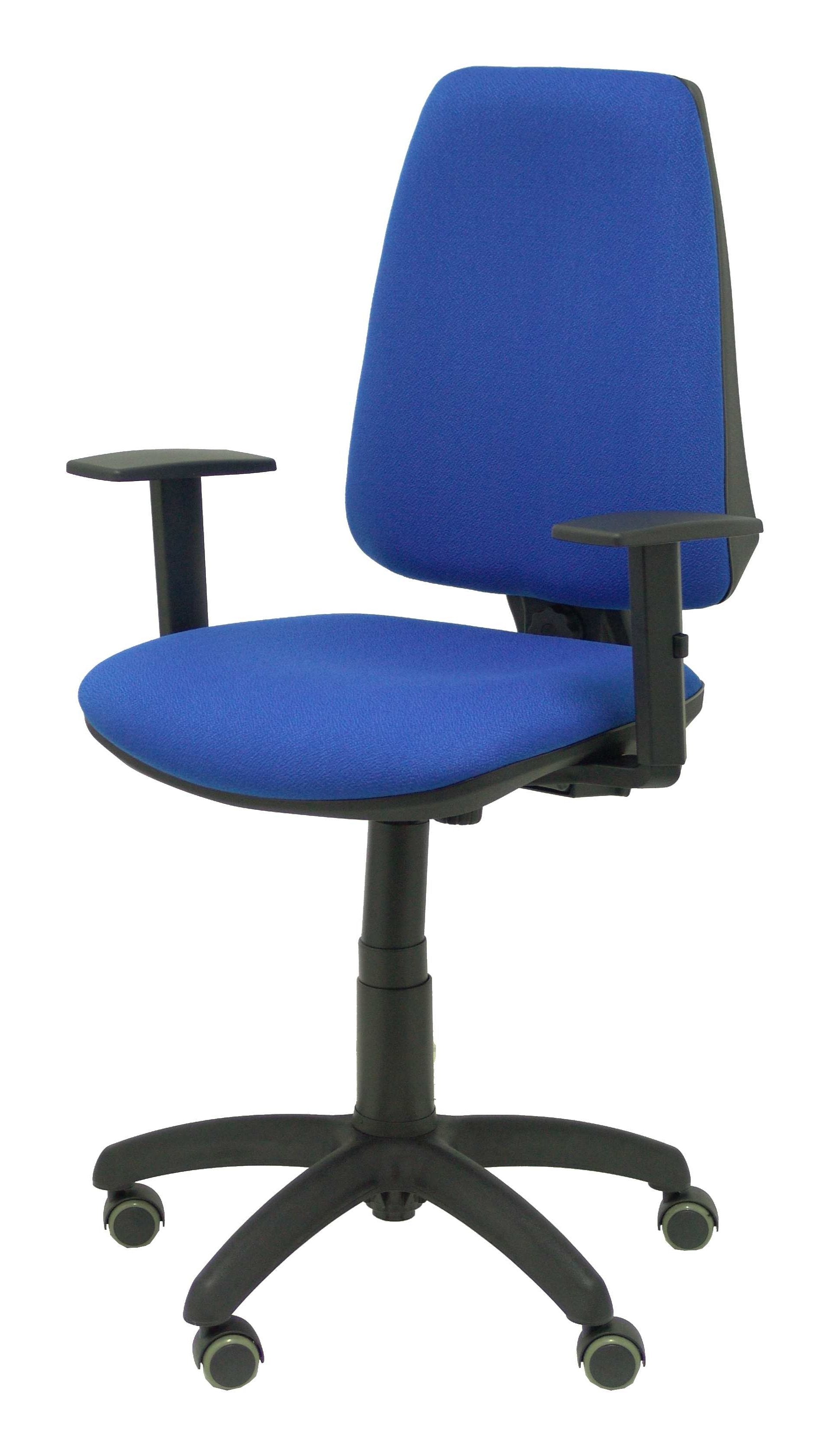 Silla Elche Cp Bali Azul Brazos Regulables Ruedas