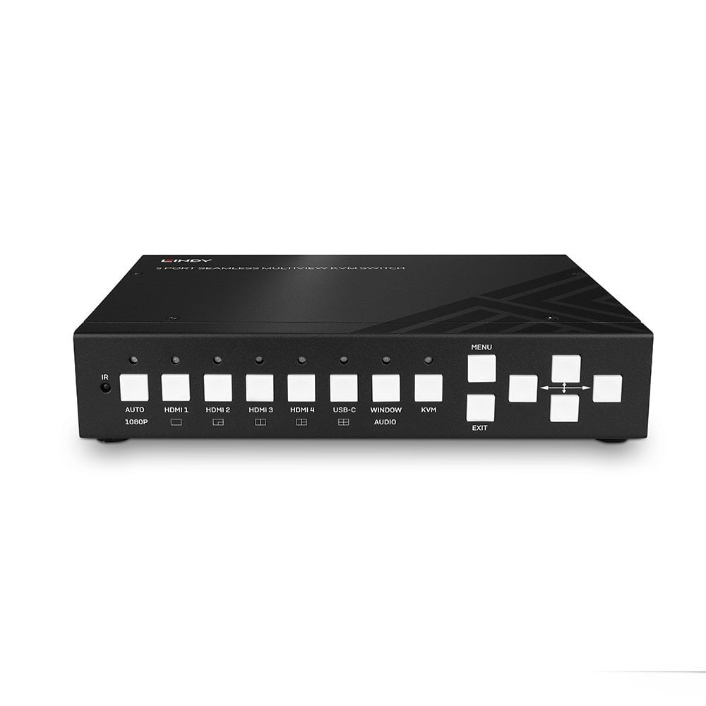 Kvm Lindy 5-Port Seamless Multiview Switch