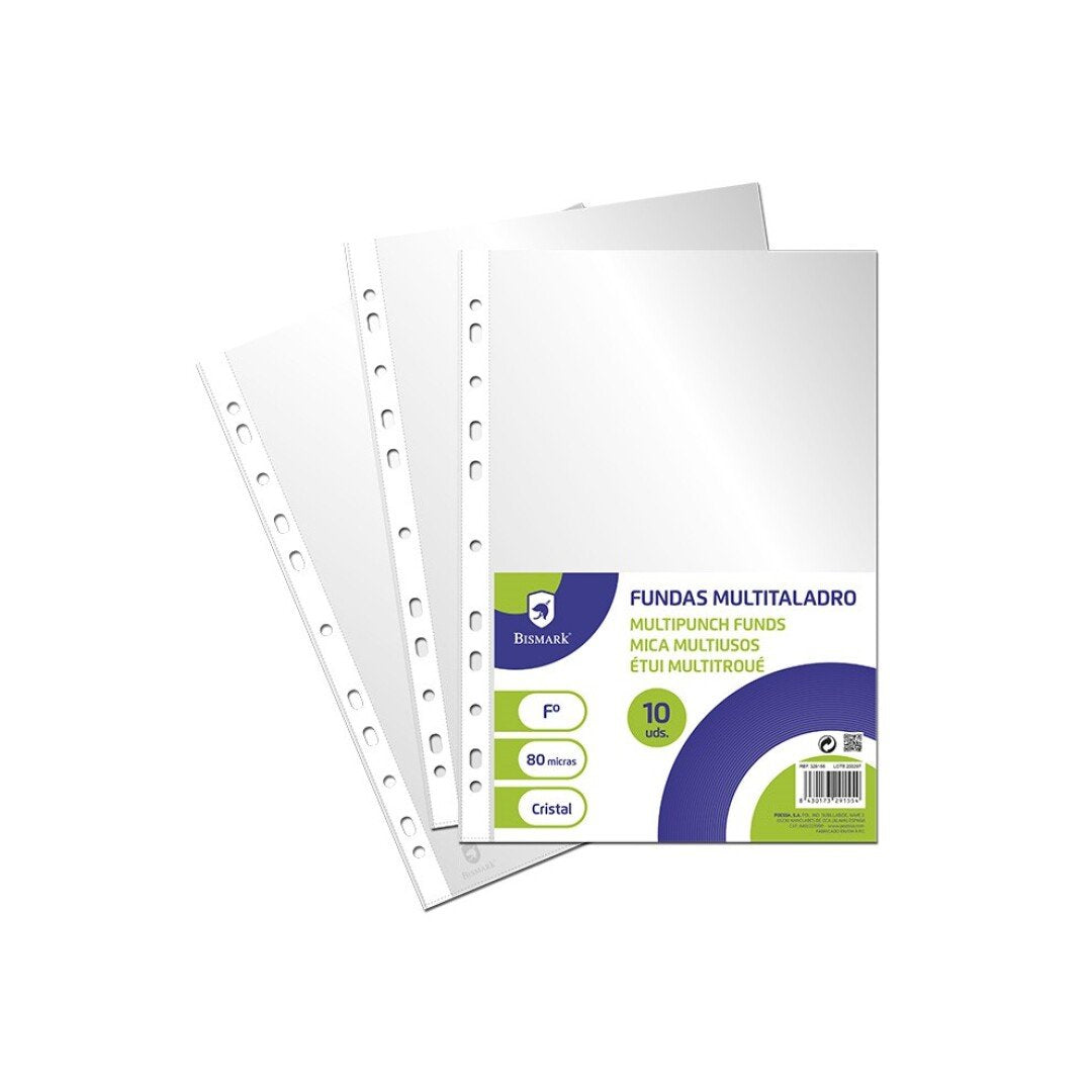 EAN 8430173291554 - Bismark 329155 protector de hojas 210 x 297 mm (A4) 10 pieza(s) imagen 1