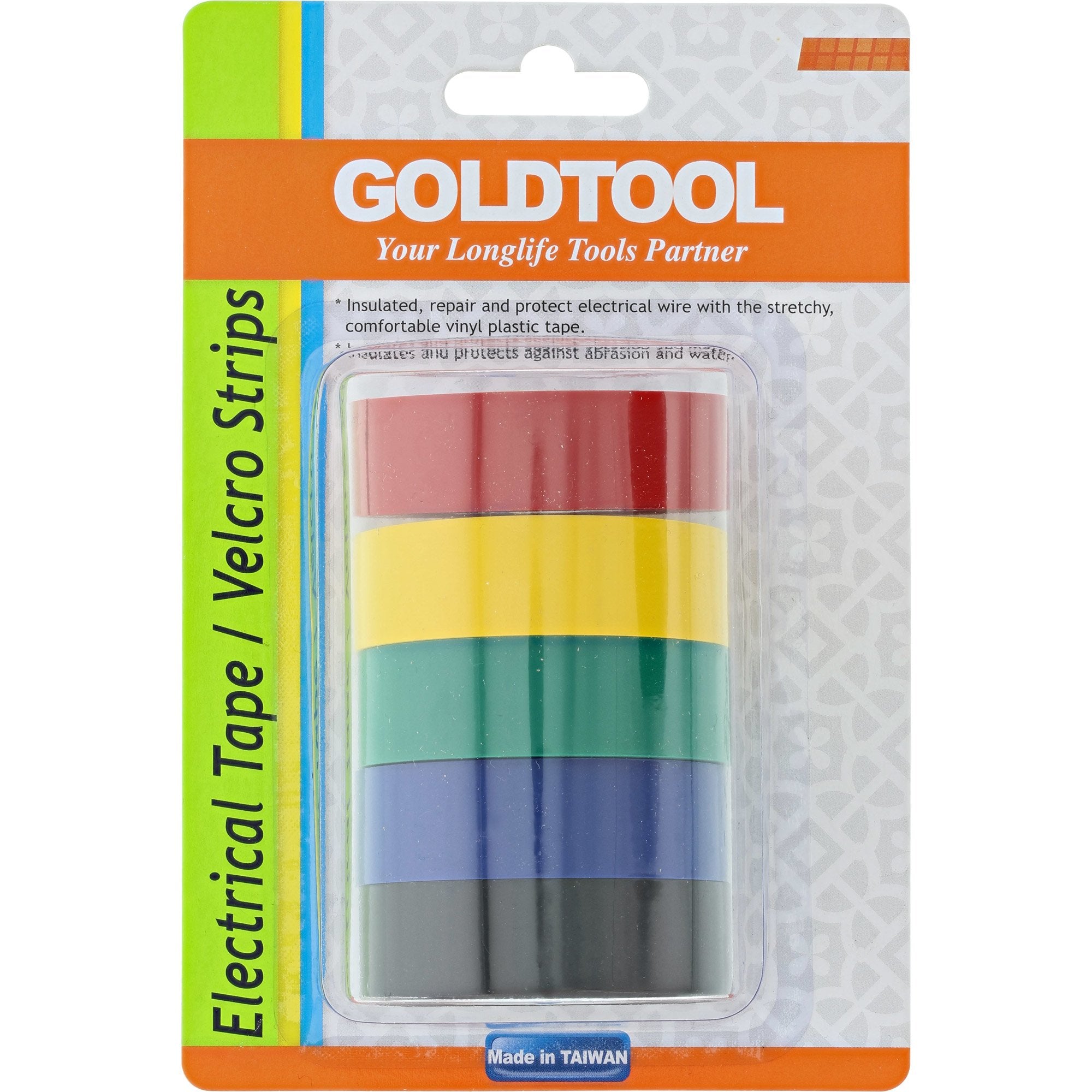 Paquete De 5 Cintas Aislantes Inline De 18 Mm X 9 M, Varios Colores