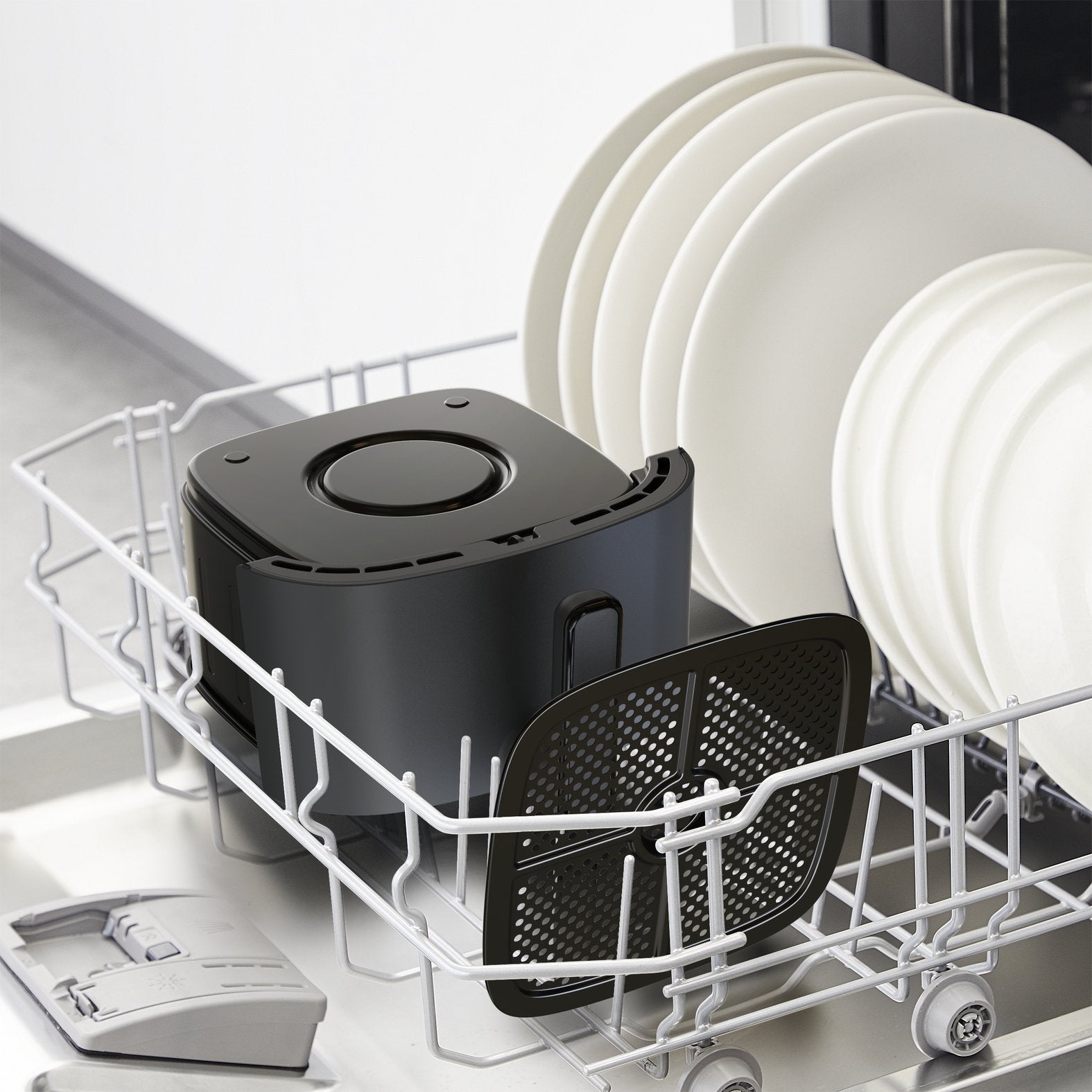Freidora De Aire Tefal Easy Fry Max Ey245b Sencillo 5 L Independiente 1500 W Caliente Gris