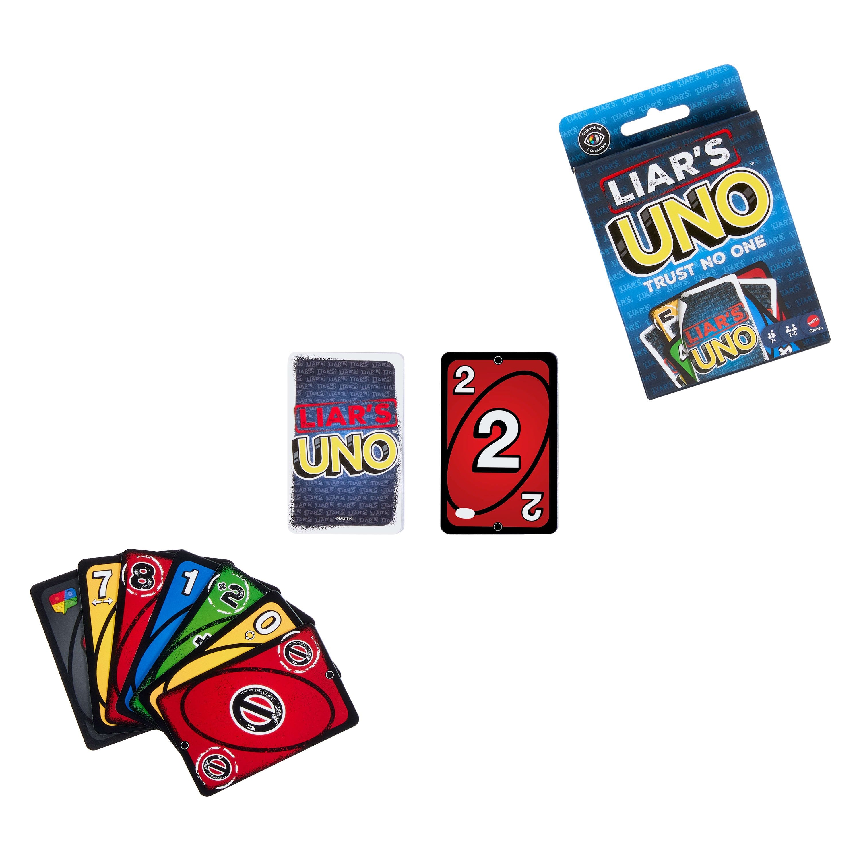 EAN 0194735364275 - Mattel Games JLH43 juego de tablero Liar's UNO Perder las cartas imagen 5