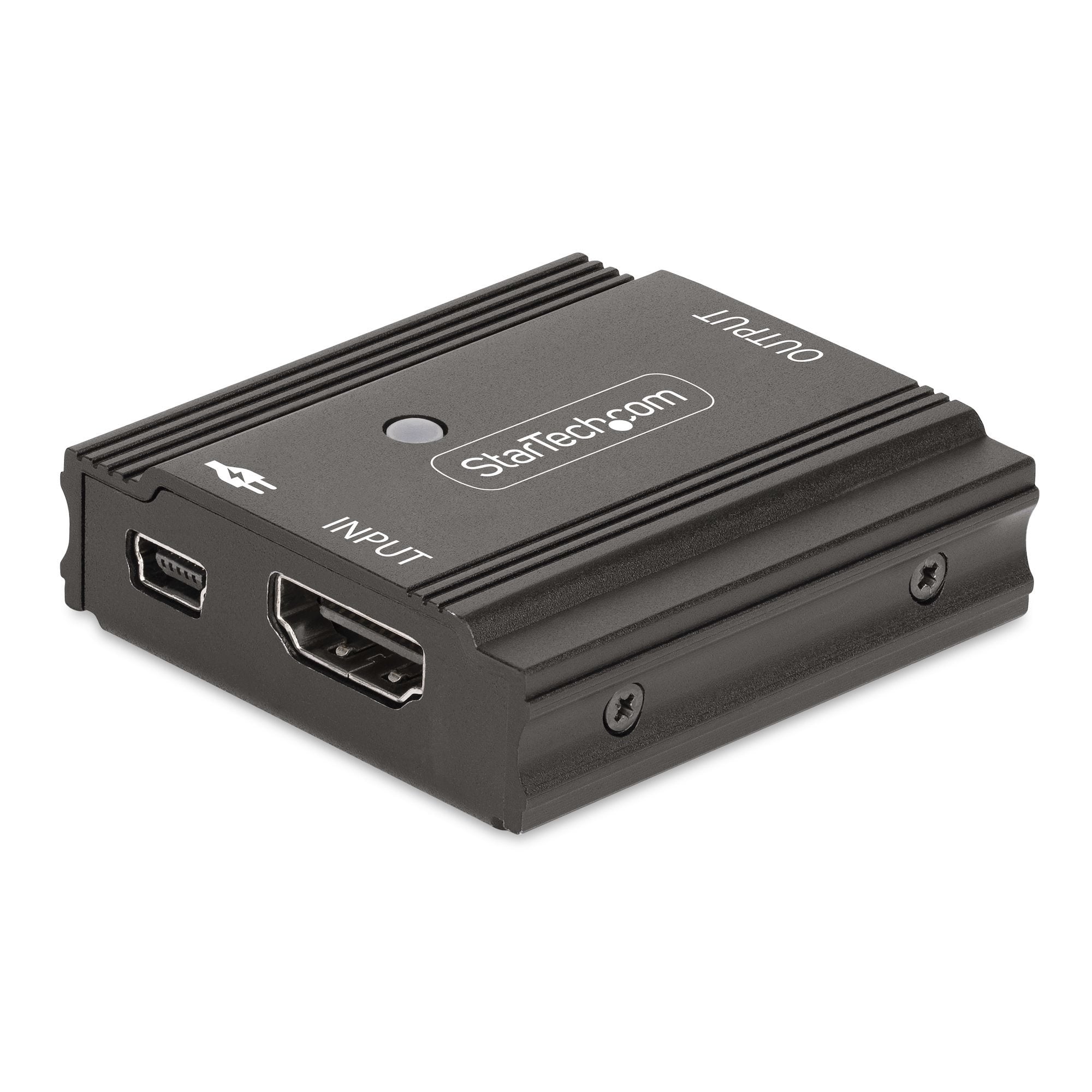 Startech.Com Amplificador De Señal Hdmi 8k 60hz / 4k 144hz - 10m - Repetidor Booster Hdmi 2.1 De Señal De Vídeo - Extensor Alargador Para Cables Hdmi