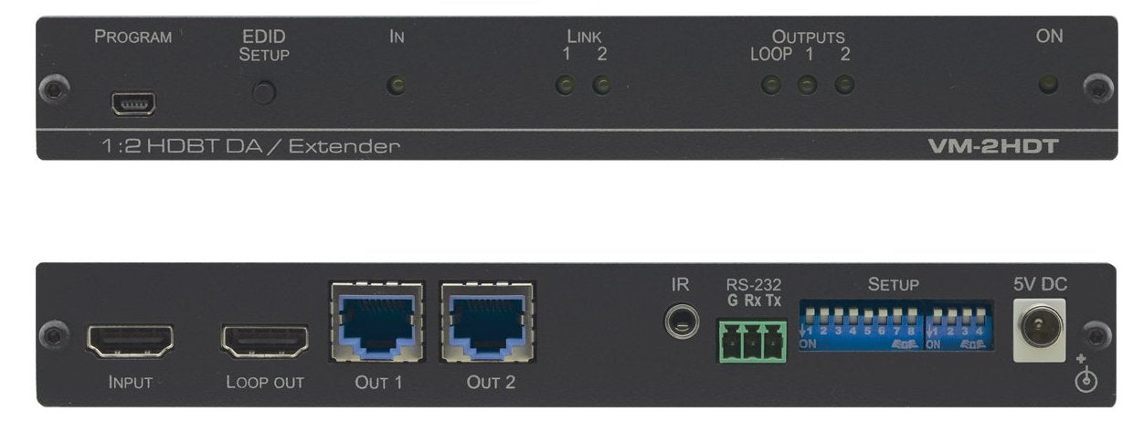 Kramer 5x5 Composite Video & Balanced Stereo Audio Matrix Switcher (Vm-2hdt) 10-8048901190