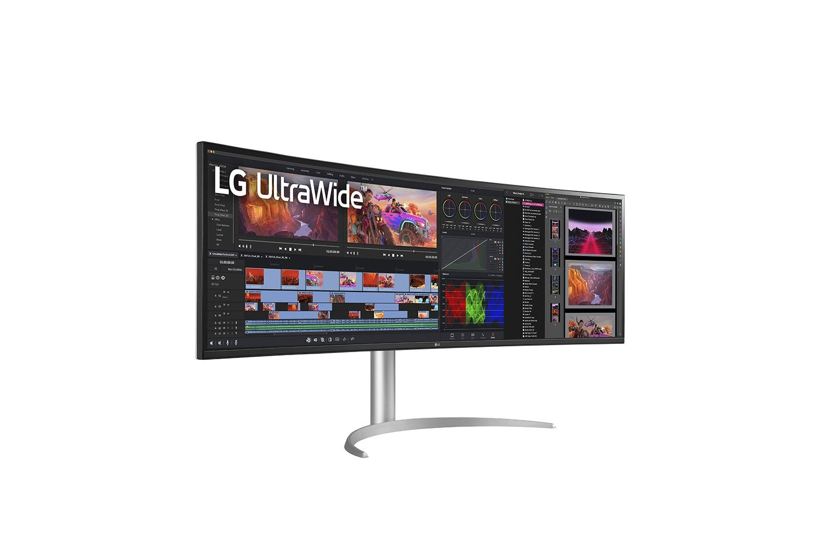 EAN 8806091660534 - LG 49WQ95X-W pantalla para PC 124,5 cm (49") 5120 x 1440 Pixeles Dual QHD Blanco imagen 3
