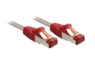 Lindy Cable De Red Cat6 Crossover S Ftp Gris Rot 15m