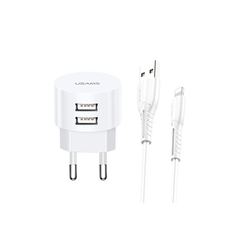 Charger T20 2xusb 2,1a Lightning