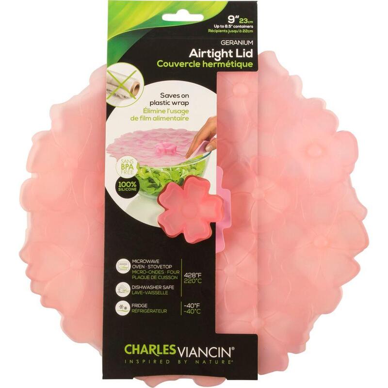 Charles Viancin Geranium 23 Cm Silikon-Deckel Pink