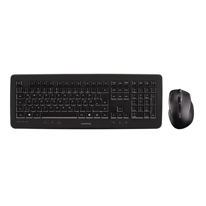Cherry Dw 5100 Teclado Ratón Incluido Rf Inalámbrico Francés Negro