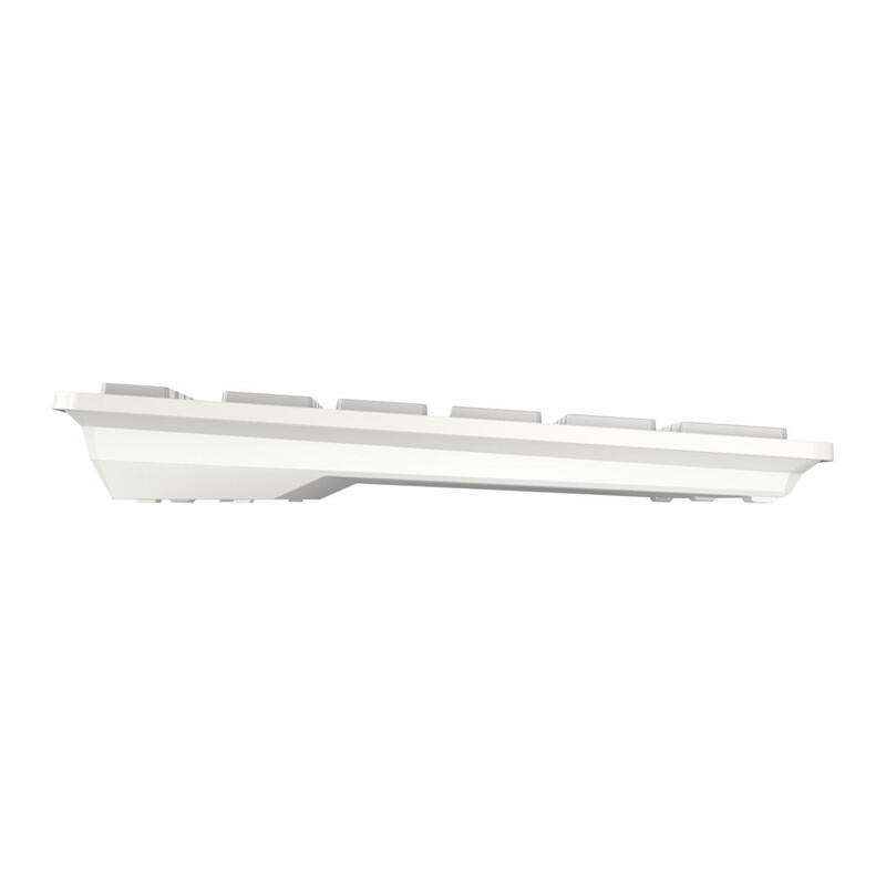 Cherry Kw 7100 Mini Bt Para Mac, Teclado Blanco/Plateado, Disposición De, Tecnología De Tijera Cherry Sx Jk-7110de-25