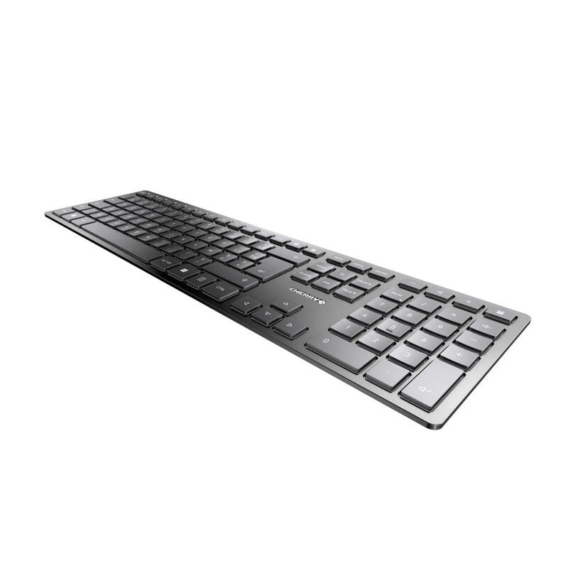 Cherry Kw 9100 Slim Teclado Universal Rf Wireless + Bluetooth Azerty Francés Negro