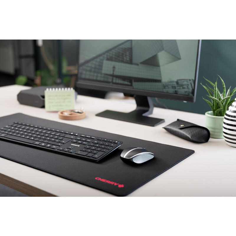 Cherry Kw 9100 Slim Teclado Universal Rf Wireless + Bluetooth Azerty Francés Negro