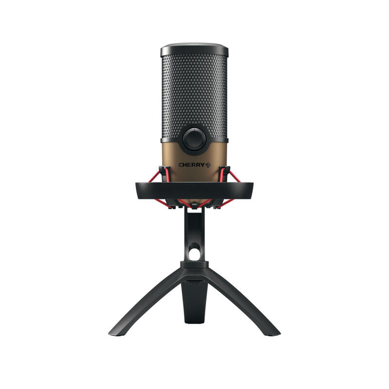 Cherry Um 9.0 Pro Rgb Negro, Cobre Micrófono De Superficie Para Mesa