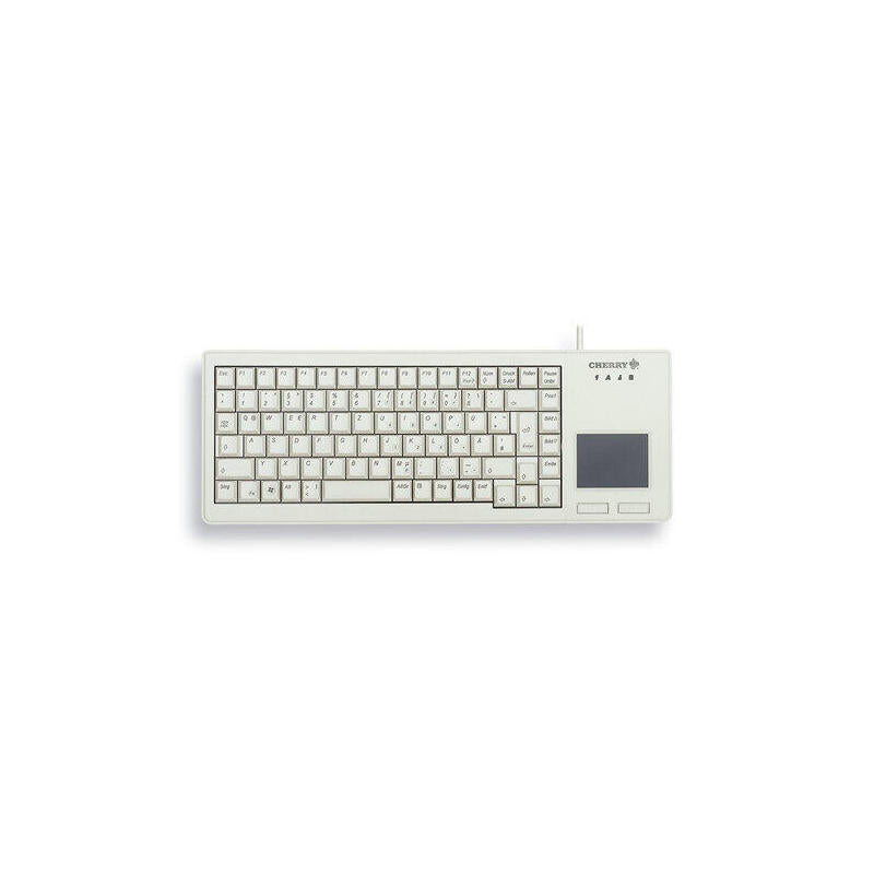 Cherry Xs Touchpad Teclado Usb Qwerty Inglés De Ee. Uu. Gris