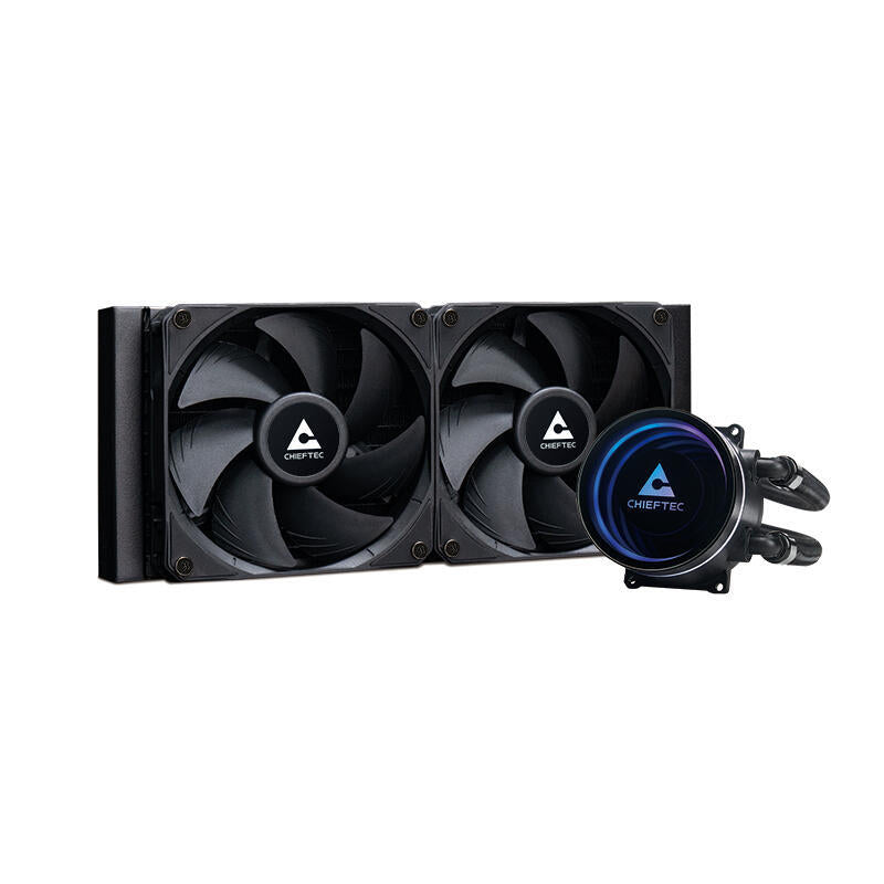 Chieftec Iceberg 240 Dark, Refrigeración Por Agua Negro