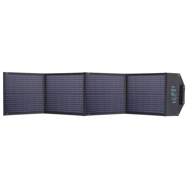 Choetech Ladowarka Solarna 100w Skladana Usb C, 2x Usb Pd Qc Czarna (Sc009-V2)