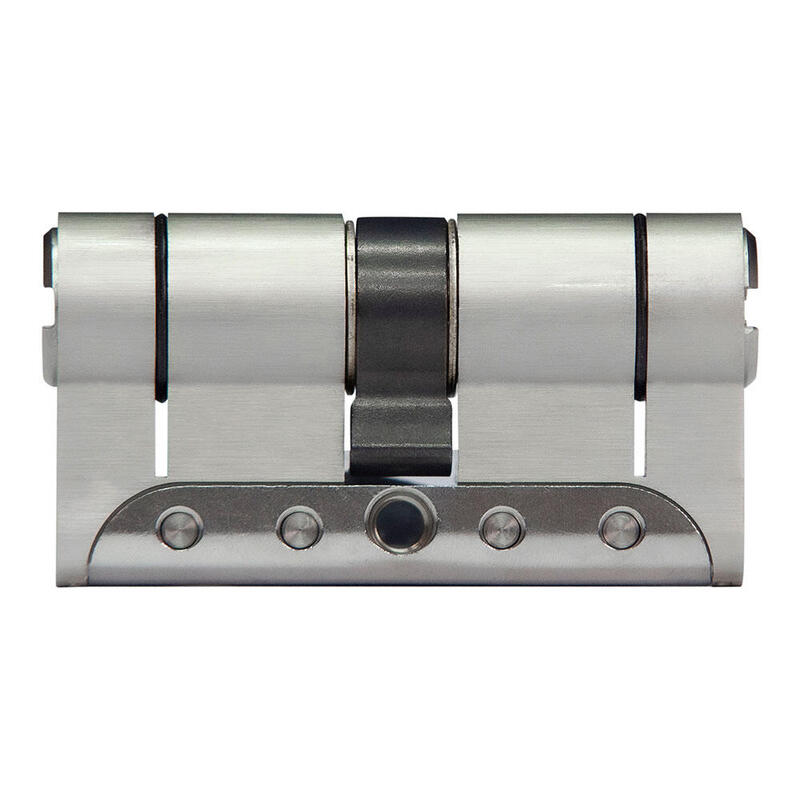 Cilindro Iridium M Irm3030nc. Níquel 60mm (30+30mm) Leva Corta 13mm Con 5 Llaves De Seguridad. Ifam